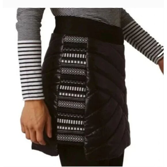 NWT Krimson Klover Carving Skirt Women's Large Black Insulated Ski Apres Nordic - Picture 2 of 16